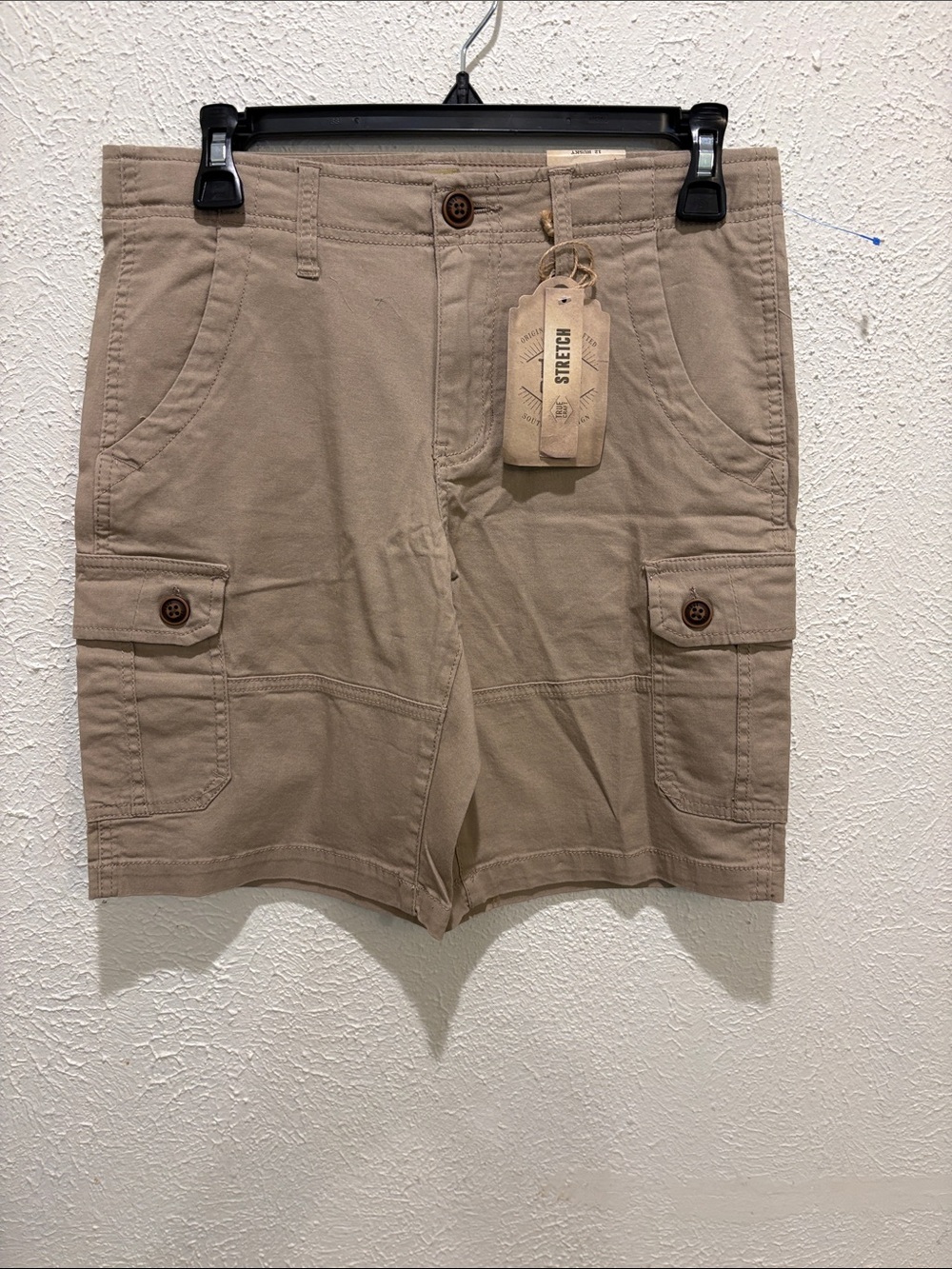 True Craft boys husky’s  Cargo Shorts in Khaki